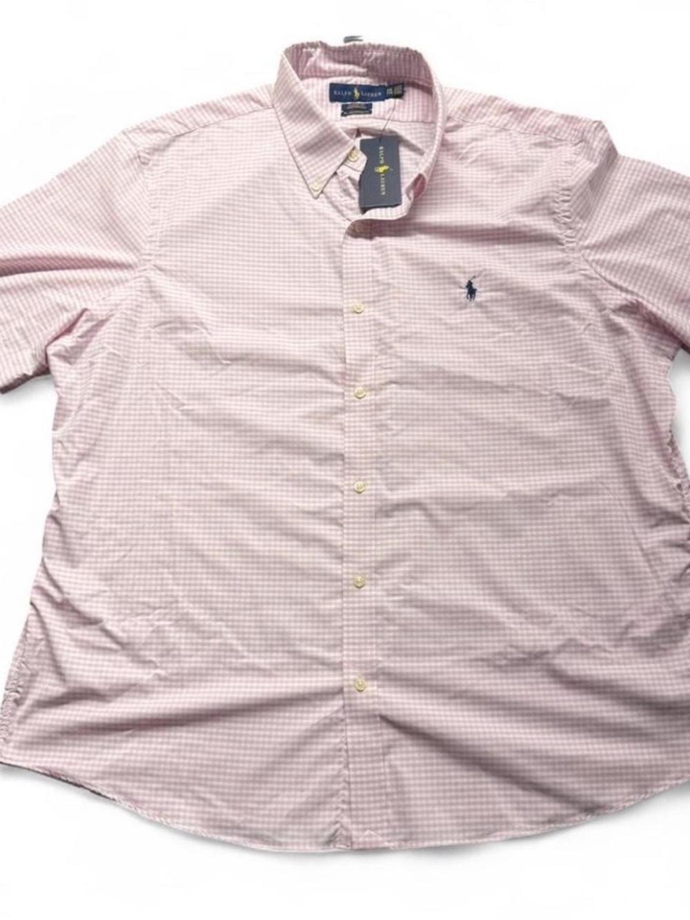 Polo by Ralph Lauren Pink Gingham Button-Down Shirt